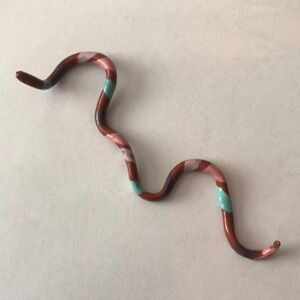 Ceramic snake decor